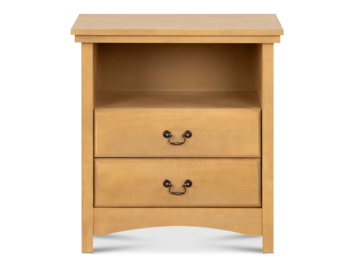 VELADOR CIC INDO MADERA 2 CAJONES MOSTAZA 1