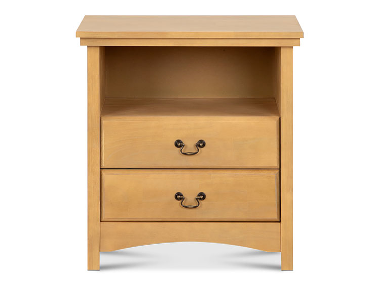 VELADOR CIC INDO MADERA 2 CAJONES MOSTAZA 1