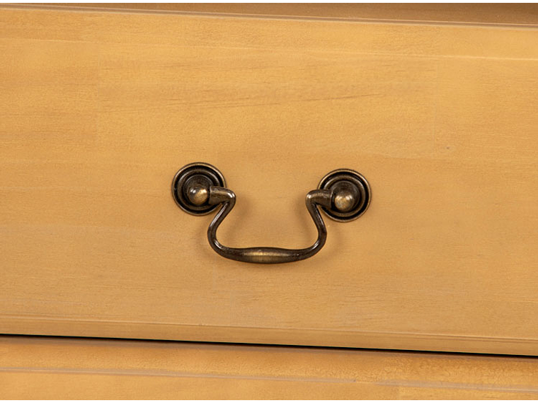 VELADOR CIC INDO MADERA 2 CAJONES MOSTAZA 5