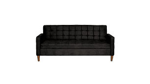 FUTON GENOVA CUERO KENTUCKY NEGRO