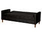 FUTON GENOVA CUERO KENTUCKY NEGRO - Miniatura 3