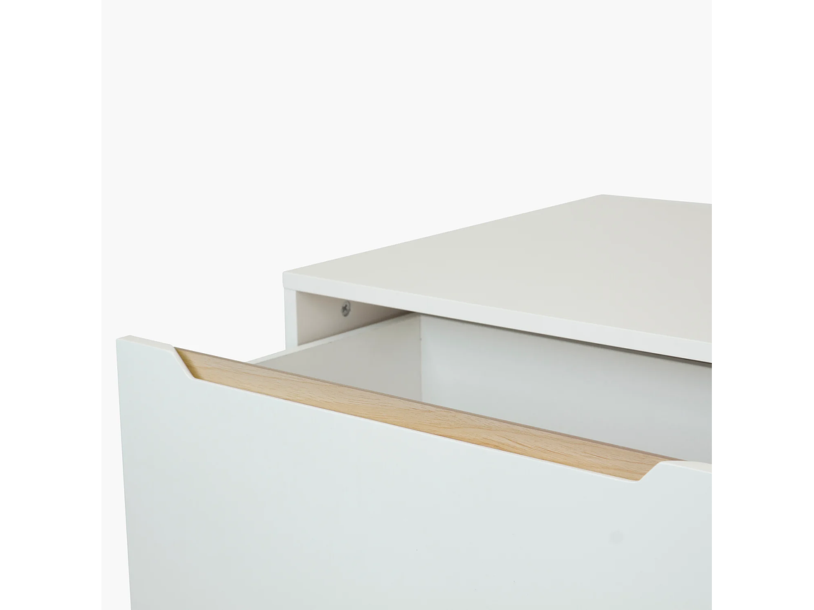 CÓMODA INFANTIL ELENA NATURA/BLANCO FORM 4