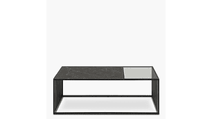 MESA DE CENTRO FORM DESIGN RECTANGULAR LIVERPOOL METAL
