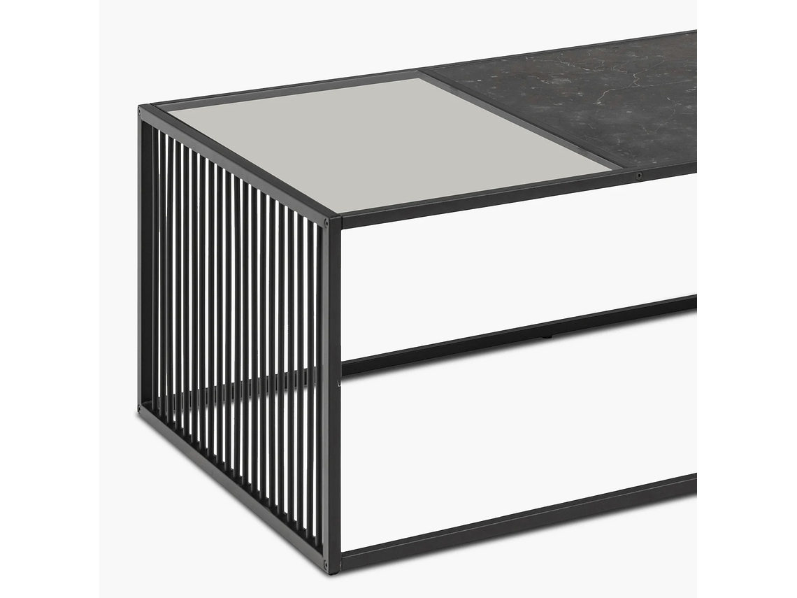 MESA DE CENTRO FORM DESIGN RECTANGULAR LIVERPOOL METAL 3