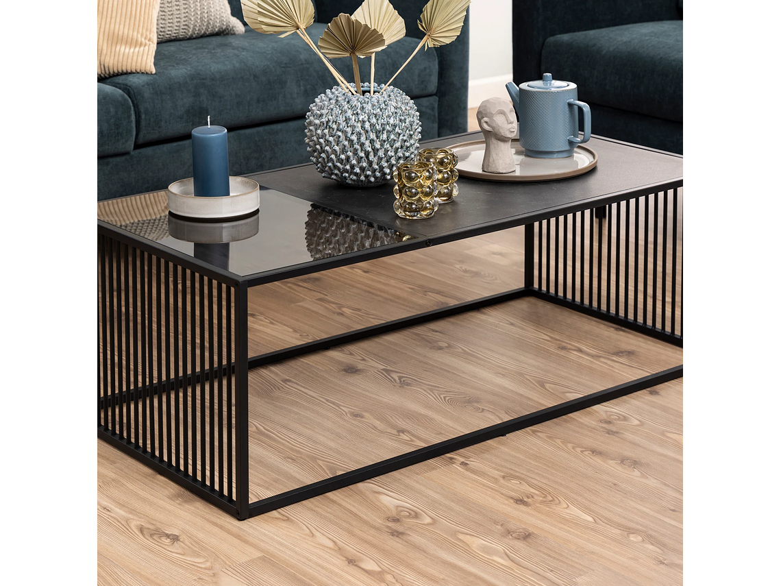 MESA DE CENTRO FORM DESIGN RECTANGULAR LIVERPOOL METAL 6
