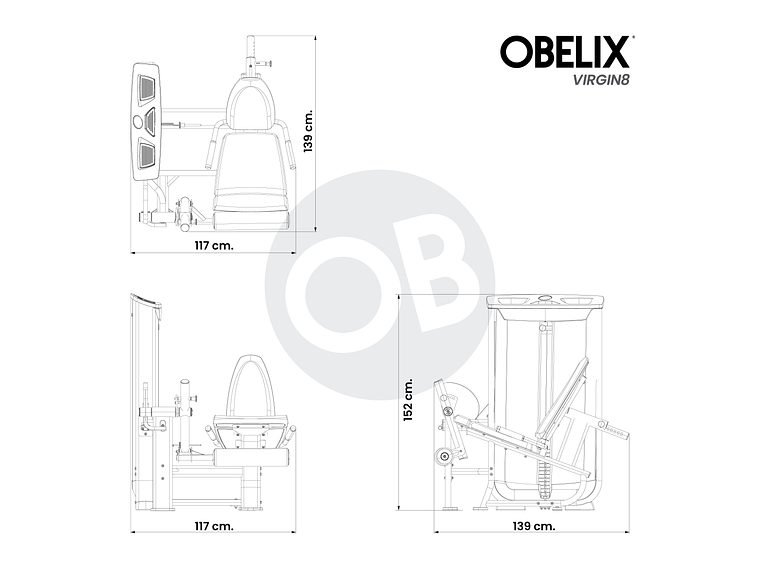 Extensión de Cuadriceps V8 Series | Obelix 2