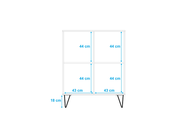 APARADOR HOGA PHOENIX BUFFET 2 PUERTAS BLANCO 3