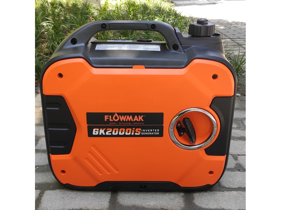 GENERADOR FLOWMAK GASOLINA GK2000IS INVERTER 220V 1800W 6