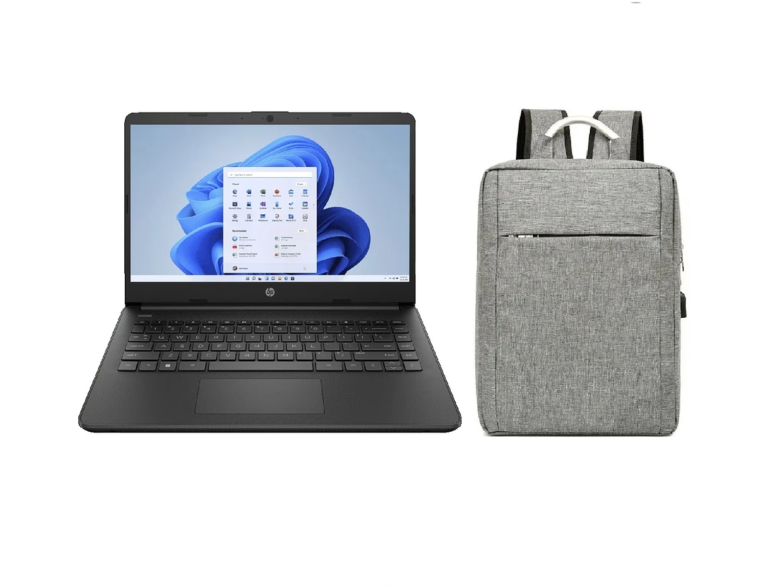 NOTEBOOK HP RYZEN 3, 8GB RAM, 256GB SSD, 14', W11 + MOCHILA GRIS 5