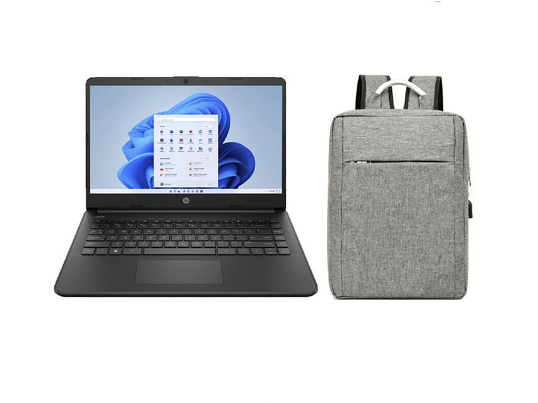 NOTEBOOK HP RYZEN 3, 8GB RAM, 256GB SSD, 14', W11 + MOCHILA GRIS 5