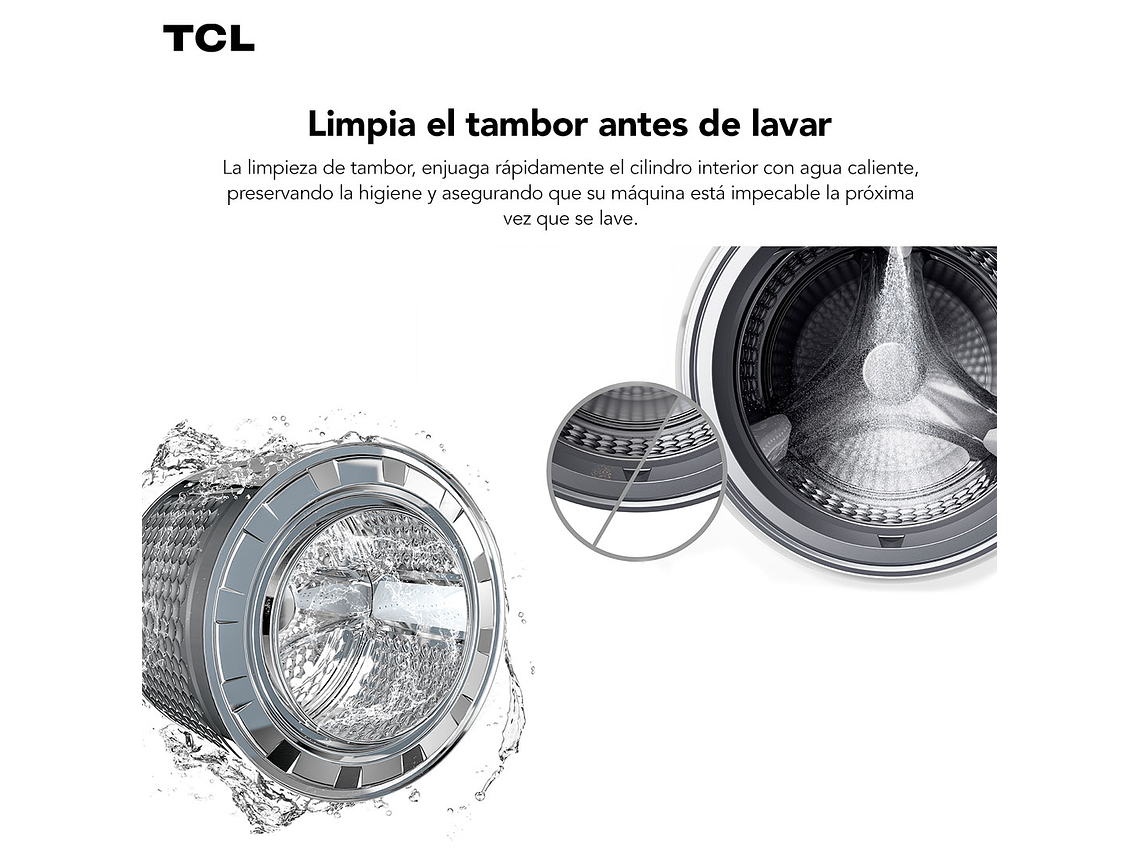 LAVADORA SECADORA FRONTAL TCL 10KG/7KG C2210WD DD INVERTER 6