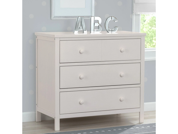 CÓMODA 3 CAJONES MIDDLETON BLANCA DELTA CHILDREN 3