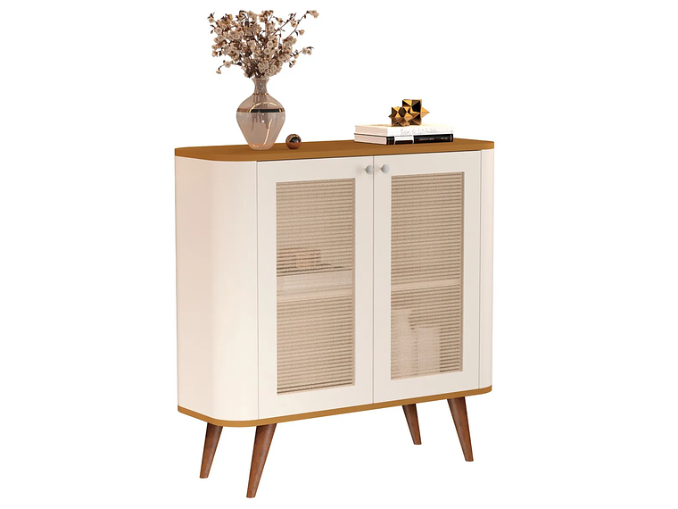 BUFFET BE DESIGN NEON PERLA 4 PUERTAS CARAMELO 4