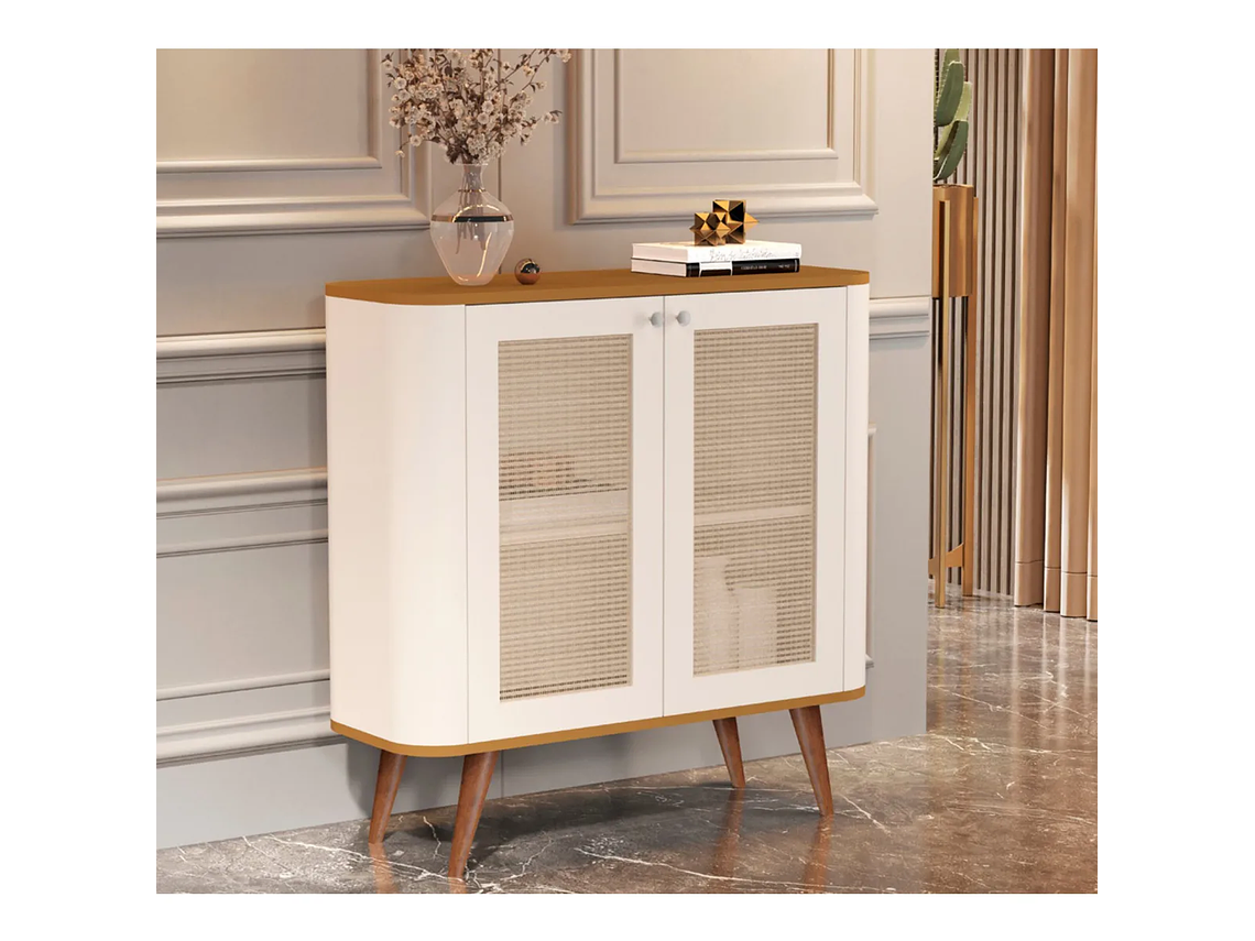 BUFFET BE DESIGN NEON PERLA 4 PUERTAS CARAMELO 5