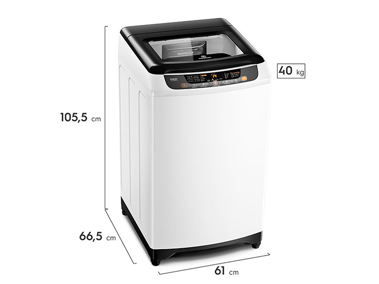 LAVADORA CARGA SUPERIOR MADEMSA 18 BZG 18KG BLANCO 2