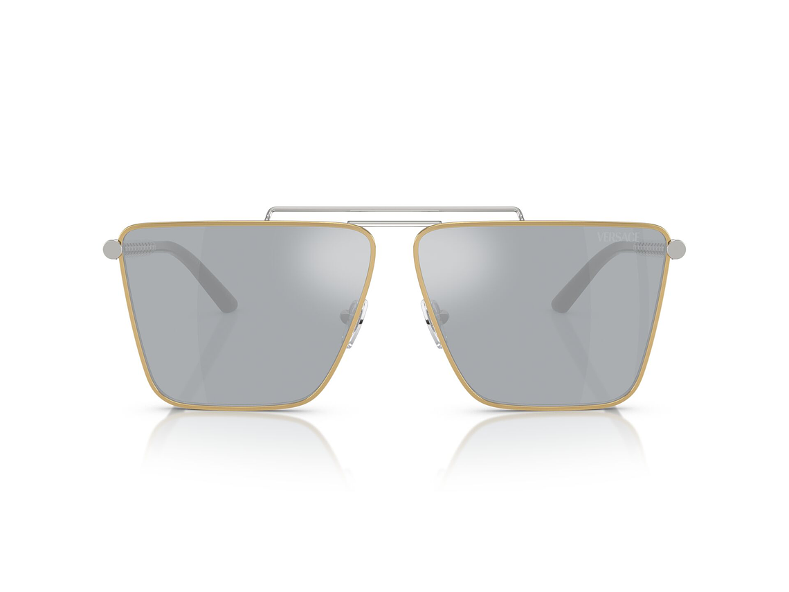 LENTES DE SOL DORADO ESPEJADOS VERSACE 1