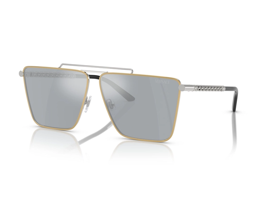 LENTES DE SOL DORADO ESPEJADOS VERSACE 3