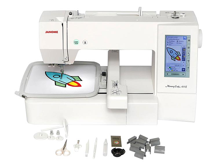 MAQUINA BORDADORA JANOME MC400E 5