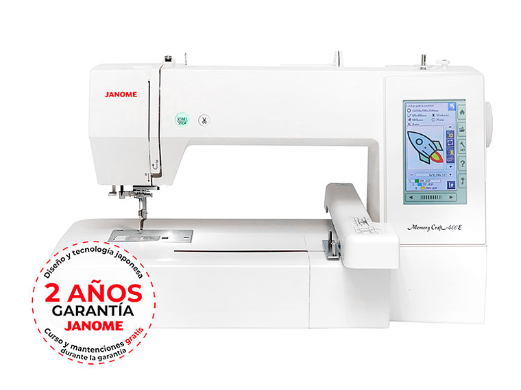 MAQUINA BORDADORA JANOME MC400E 7