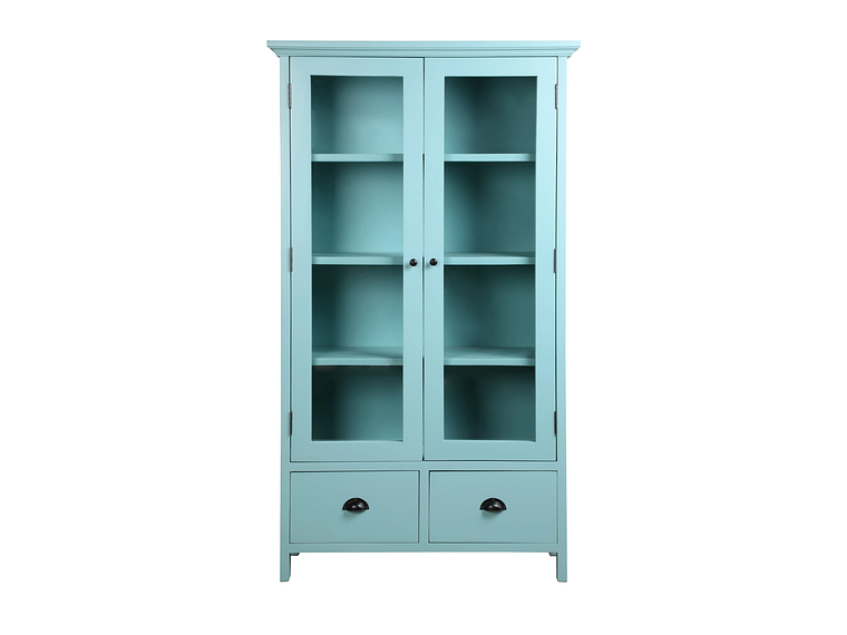 VITRINA MUEBLES NATIVA TURQUESA LINDEROS 1