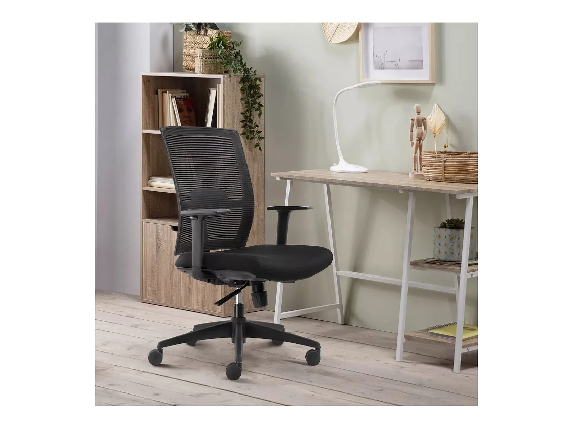 SILLA ESCRITORIO TAYLOR FORM COLOR NEGRO 6