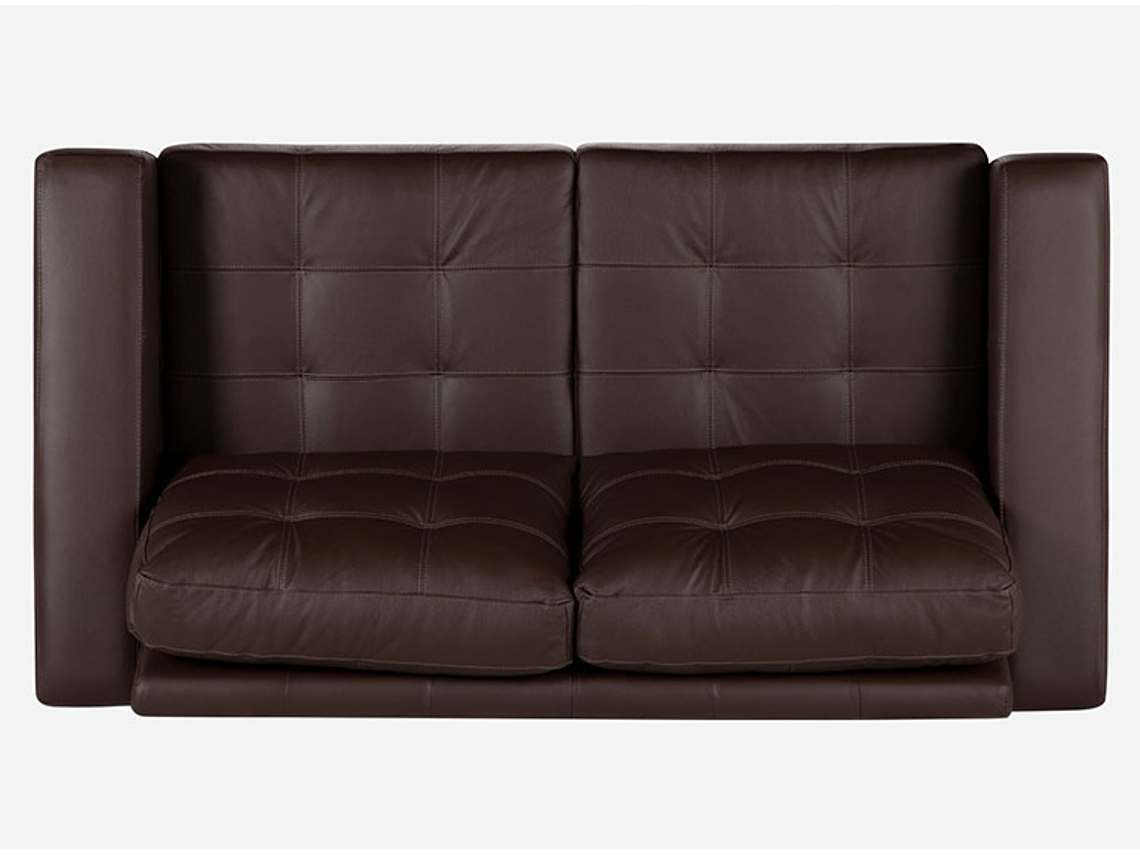 SOFÁ ROSEN MANET PIGMENTADO 2 CUERPOS CUERO 2