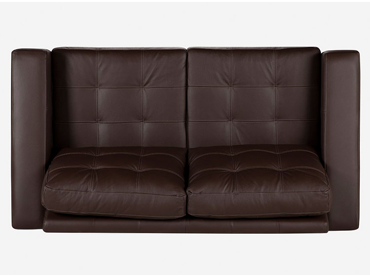 SOFÁ ROSEN MANET PIGMENTADO 2 CUERPOS CUERO 2