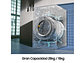LAVADORA SECADORA SAMSUNG WD25DB8995BZ BE SPOKE 25KG/15KG GRIS - Miniatura 9