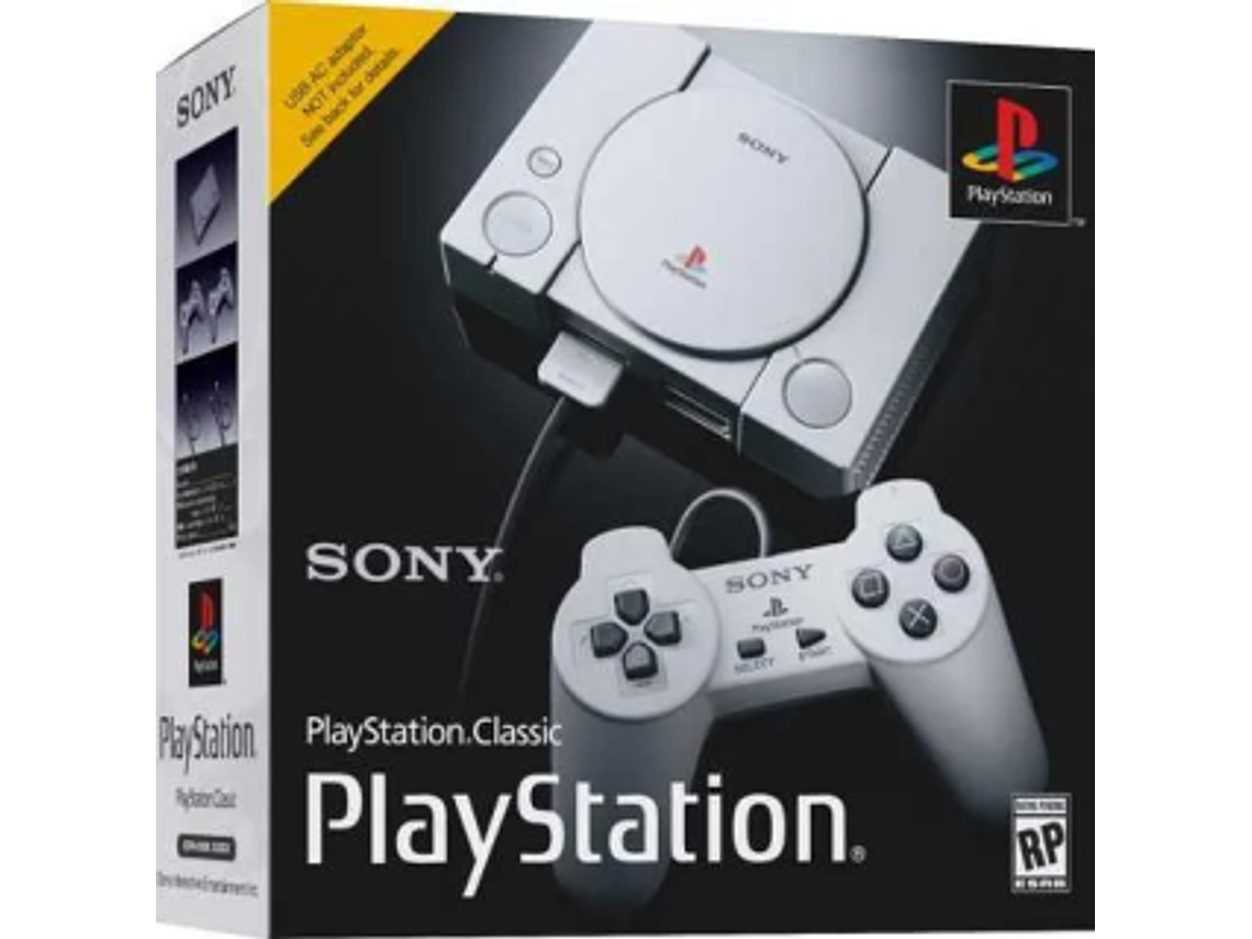 PLAYSTATION CLASSIC MINI + 2 CONTROLES + 20 JUEGOS 1