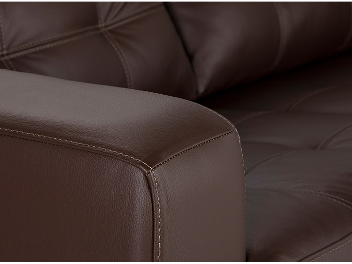 SOFÁ ROSEN MANET PIGMENTADO 2 CUERPOS CUERO 7