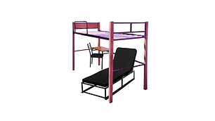 CAMAROTE ESTUDIO PUCON 1 PLAZA NEGRO