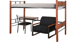 CAMAROTE ESTUDIO PUCON 1 PLAZA NEGRO