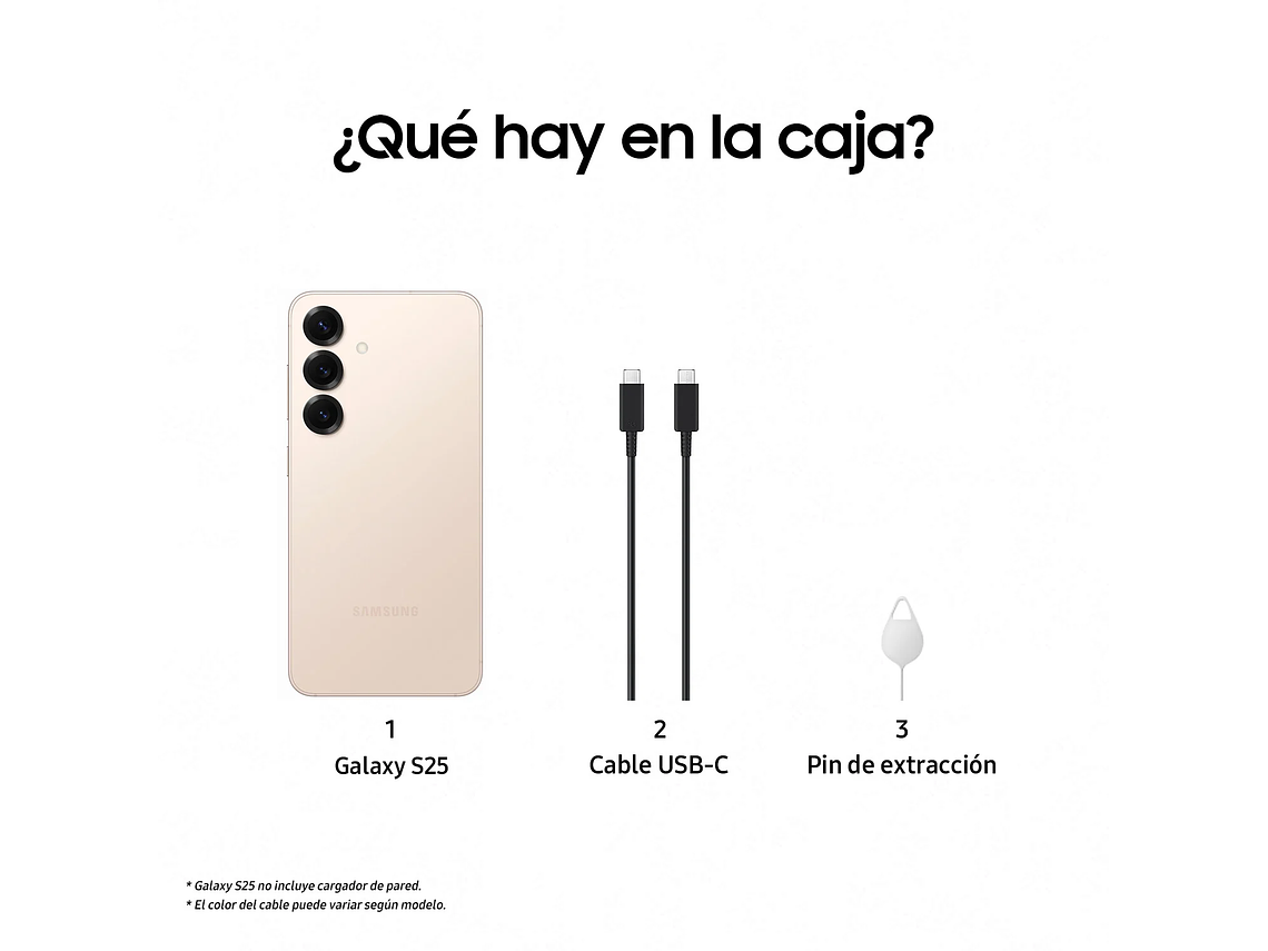 SAMSUNG GALAXY S25 128GB ORO ROSA 5