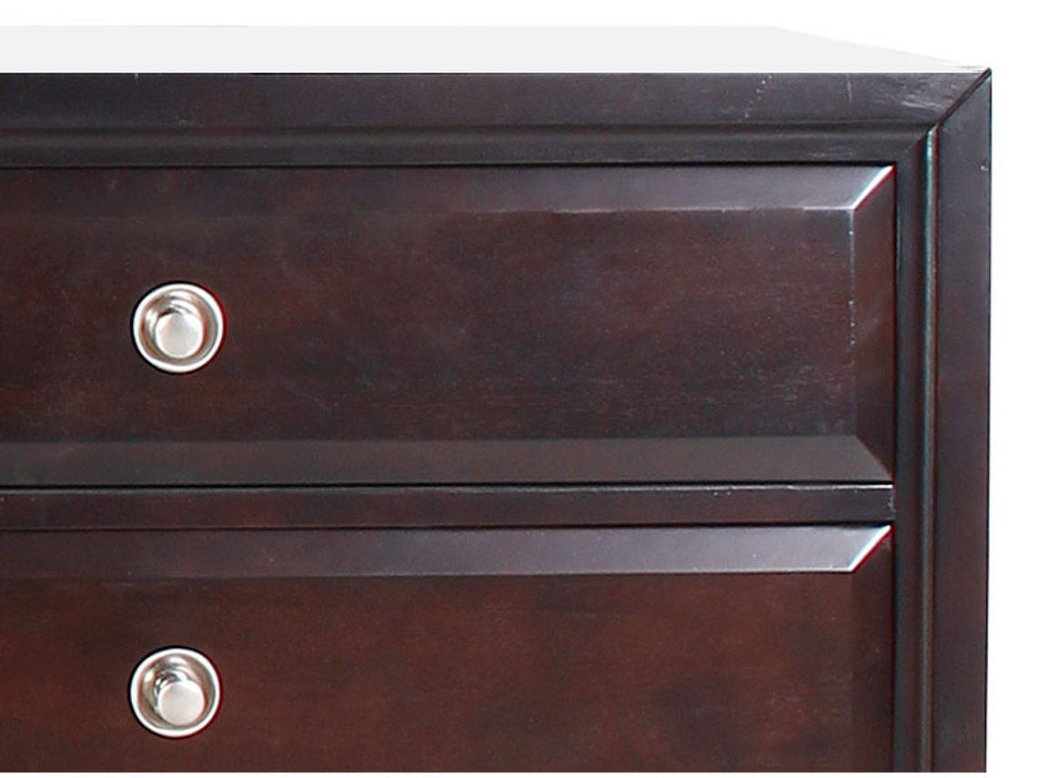 CÓMODA  HOME MISSION MADERA 8 CAJONES CAFÉ 2