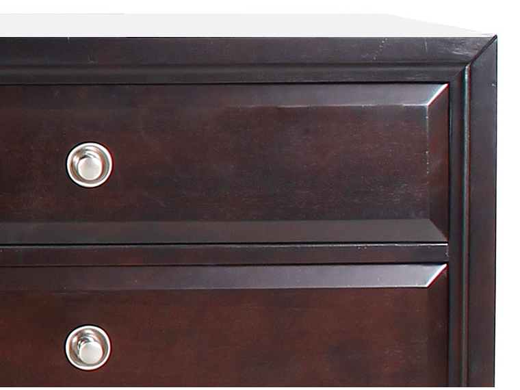 CÓMODA  HOME MISSION MADERA 8 CAJONES CAFÉ 2