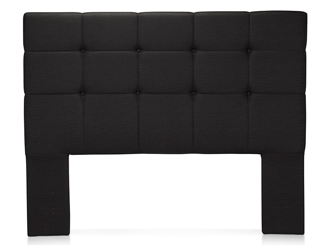 BOX SPRING ROSEN TEMPO BD 2 PL + SET ISSEY GRAFITO + ALMOHADAS 2