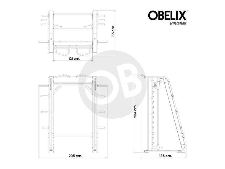 Jaula Smith Vertical V8 Series | Obelix 2