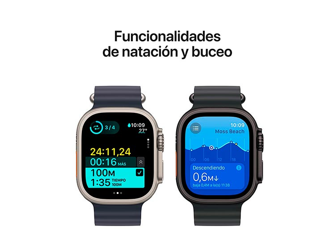 APPLE WATCH ULTRA 2 49MM TITANIO NATURAL CORREA LOOP M/L 7