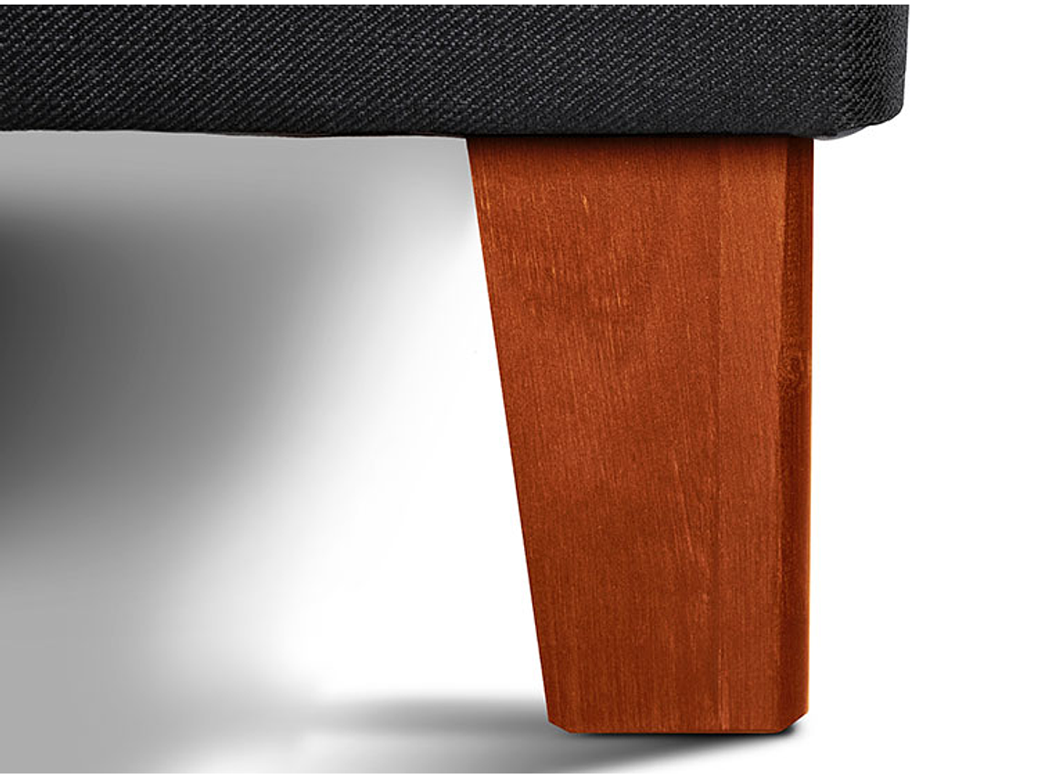 BOX SPRING ROSEN TEMPO BD 2 PL + SET ISSEY GRAFITO + ALMOHADAS 6