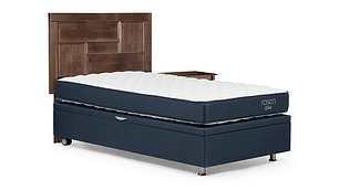 JUEGO DE DORMITORIO ROSEN CAMA BOXET UPLINE 1.5 PLAZAS + SET DOLCE