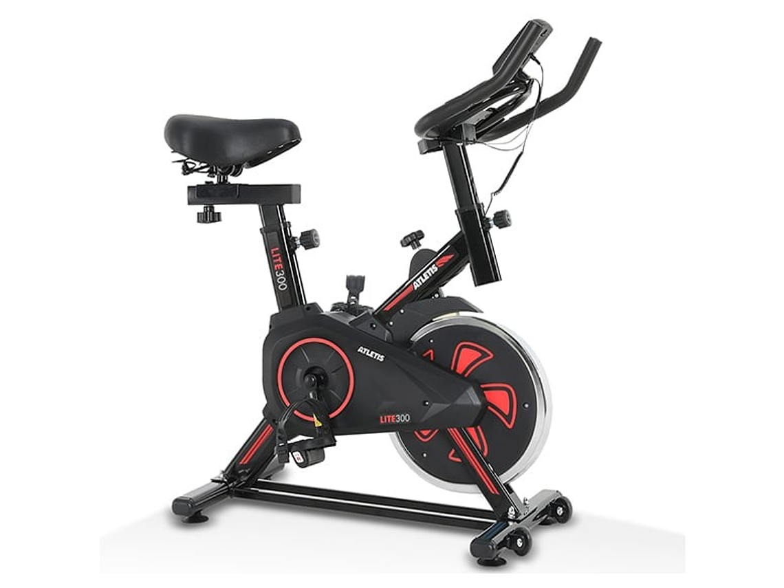 BICICLETA SPINNING K100 ROJO 1