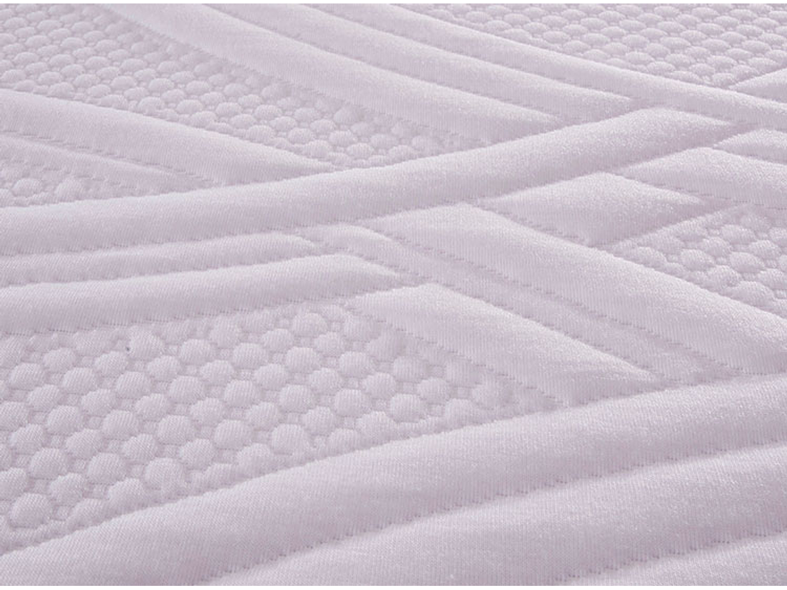 JUEGO DE DORMITORIO CIC CAMA EUROPEA NEW ORTOPEDIC KING + MADERAS MILAN + ALMOHADAS 4