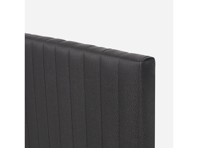 JUEGO DE DORMITORIO ROSEN CAMA EUROPEA NEW STYLE 6 2 PLAZAS B/N + RESPALDO LUCIO GRAFITO 4