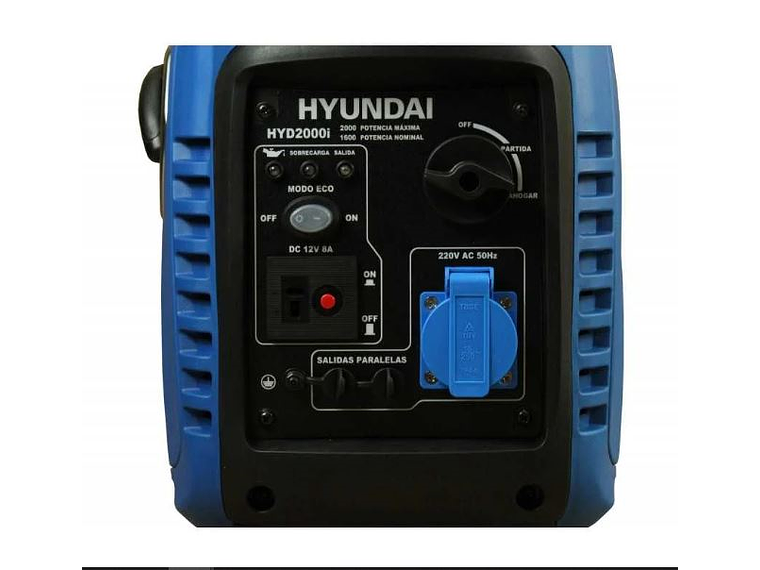 GENERADOR INVERTER DIGITAL HYUNDAI GASOLINA 1.6/2.0KW 3