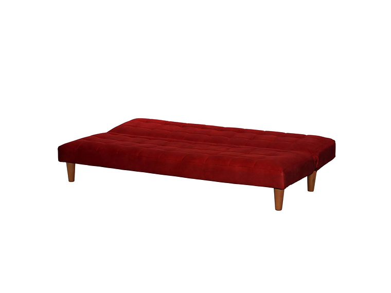 FUTON TURIN CUERO KENTUCKY ROJO 1