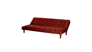 FUTON TURIN CUERO KENTUCKY ROJO