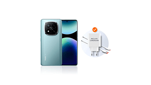 KIT CELULAR REDMI NOTE 14 PRO+ 5G 256GB FROST BLUE + XIAOMI SOUND POCKET 5W