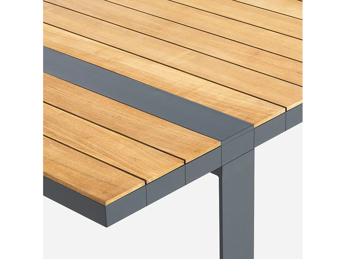 JUEGO COMEDOR ROSEN GRAFITO TERRAZA HOLBOX 7 PIEZAS 7