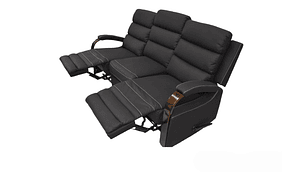 SILLON ROBLE 3 CUERPOS RECLINABLE