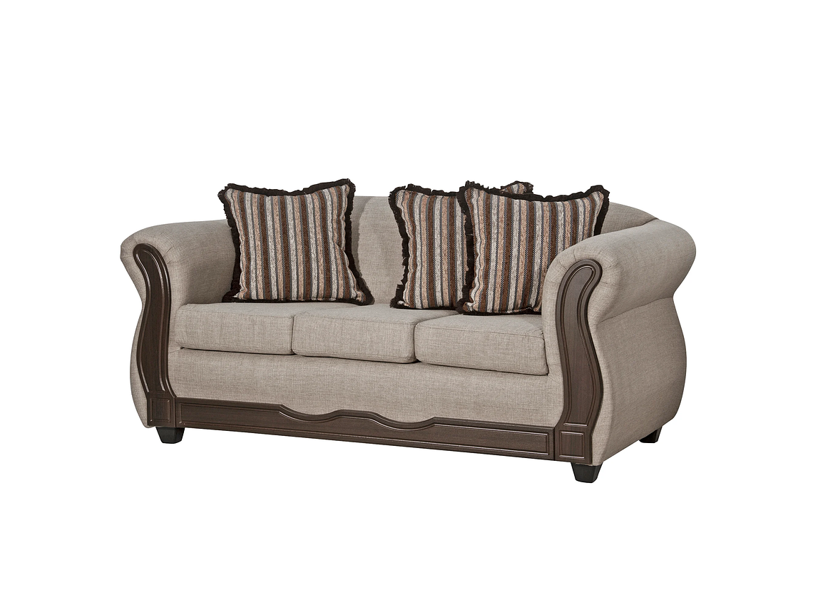 JUEGO LIVING BLACK FACTORY SOFIA 3 1 1 BEIGE 3